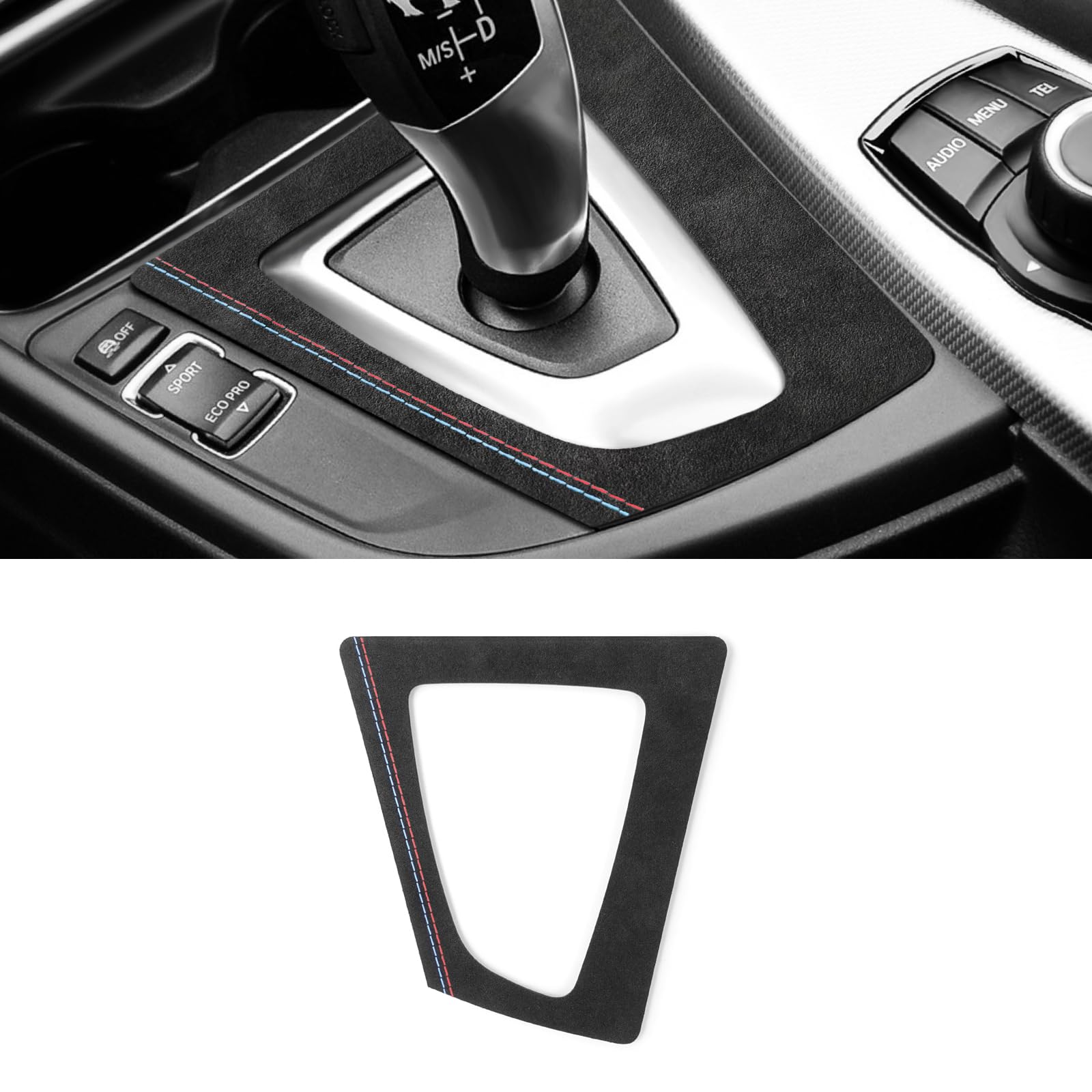 Pegatinas para el panel de cambio de marchas de coche BETTERHUMZ para BMW F30, F34, F32, F33, F36, Serie 3 y 4, accesorios interiores