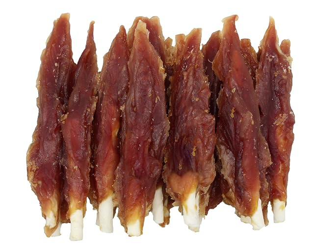Foto 4 de 6 de UniQ Pets Golosinas para perros con forma de pato en varilla, 500 g