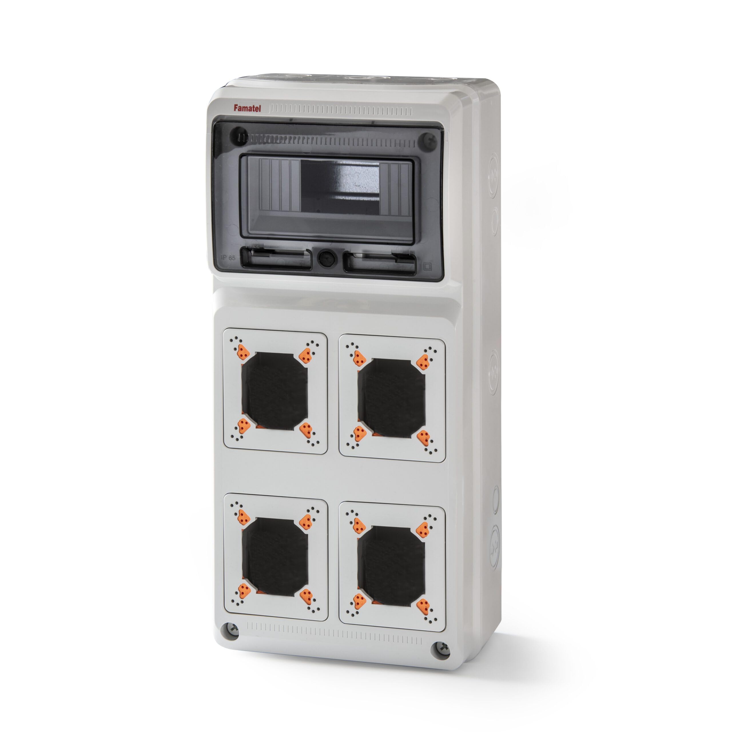 FAMATEL 3961 – Caisse 506 x 230 x 130 8 éléments 4 modules Acqua Combi IP65