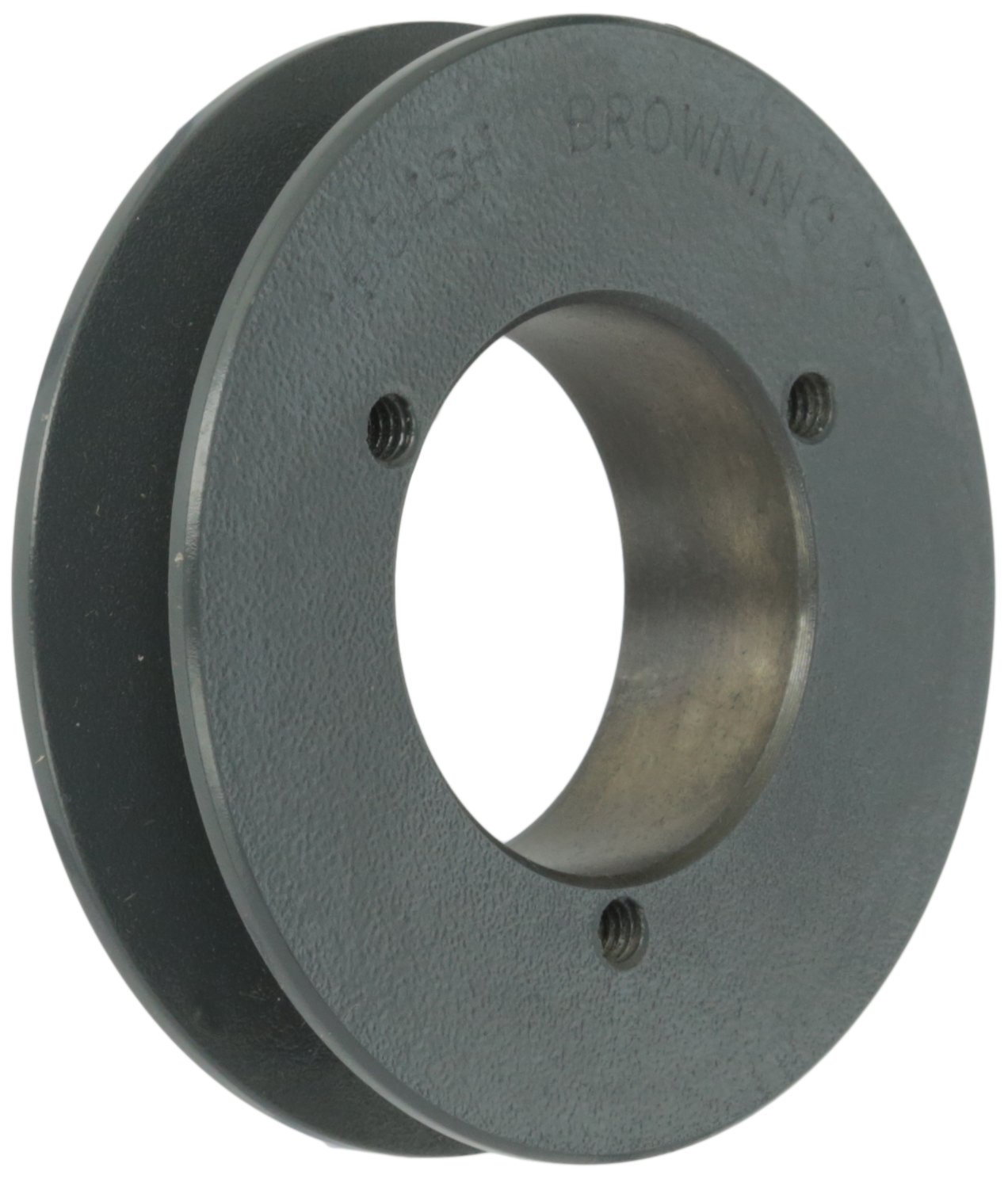 Browning 1B34SH Q-D Sheave, Cast Iron, 1 Groove, A or B Belt, Uses SH Bushing