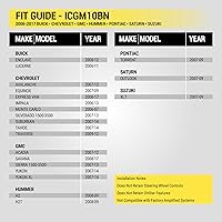 Vista 4 de Scosche ICGM10BN Kit Completo de Instalación de Estéreo Doble/Sencillo DIN para Vehículos General Motors Selectos No Amplificados 2006-17 - Sin