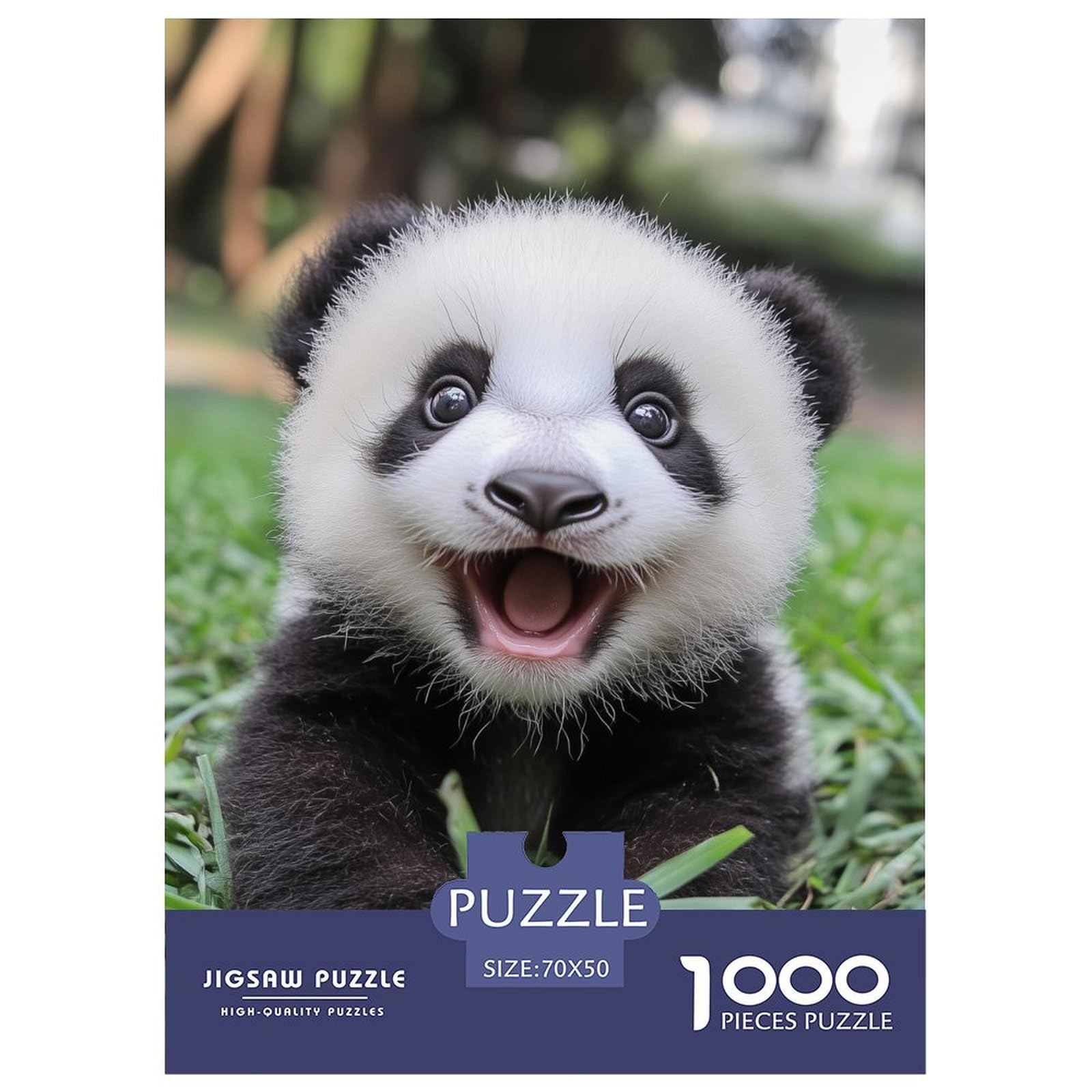 Jigsaw Puzzles Panda 1000 Piece Challenge Toy for Adults,Cute Pet Impossible Jigsaw Puzzle 1000 Piece Educational Game for Adults Or Families 70x50cm/1000pcs