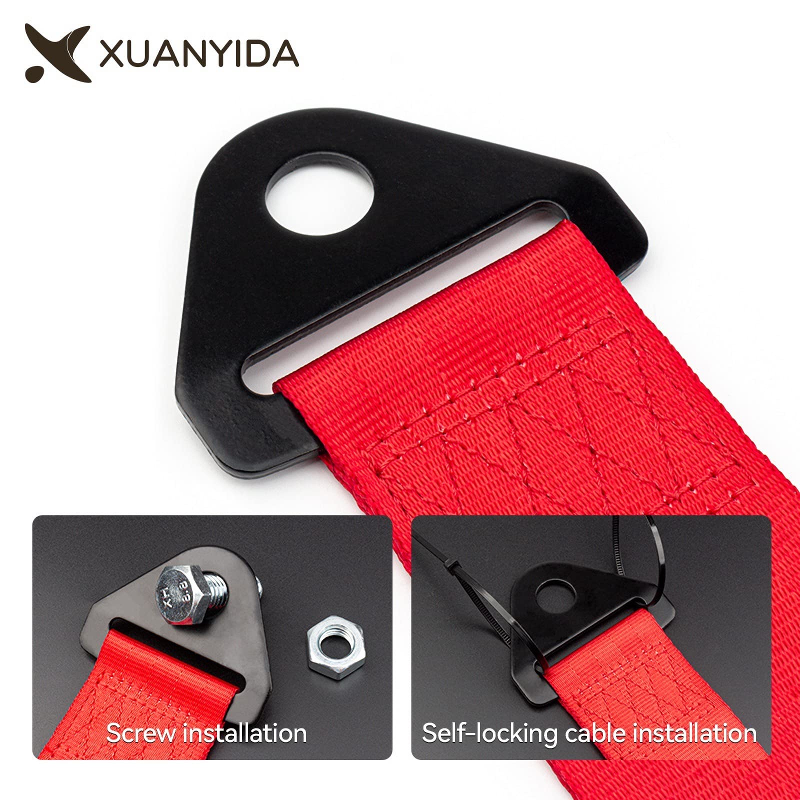 Sangle de remorquage JDM – Sangle de remorque de sport personnalisée avec design réfléchissant
