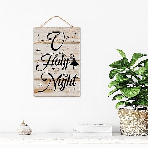 Miniatura 9 de Inspirational Laundry Wall Decor Sign Merry Christmas Home Decor for Mantel Personalized Custom Wooden Signs Religious Gift for Christian Wood