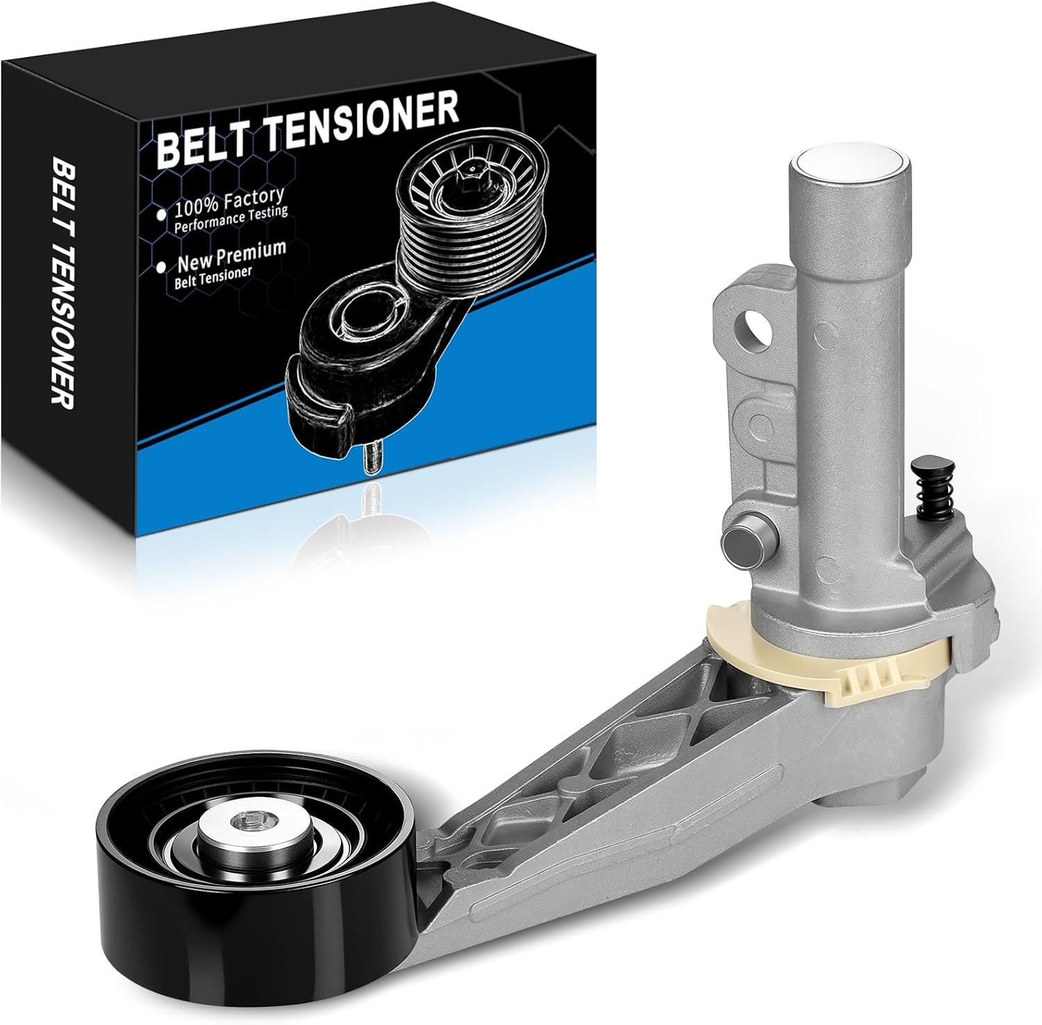 39127 Belt Tensioner Assembly with Pulley for:-MINI Cooper 2007 2008 2009 2010 2011 2012 2013 2014 2015 1.6L, for:- Cooper Countryman Paceman 2011-2015 1.6L L4 OE# 39127, 11287571015