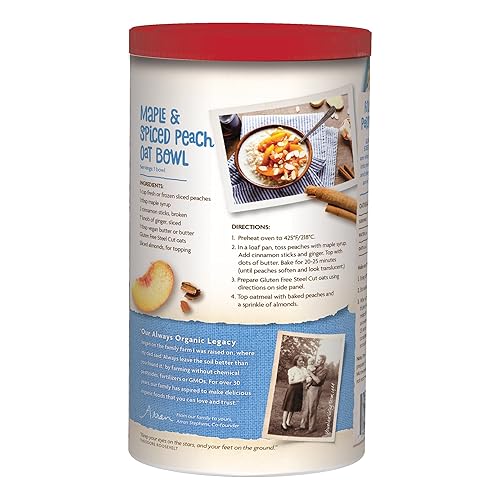 Miniatura 4 de Nature's Path Organic Gluten Free Steel Cut Whole Grain Oats, Non-GMO, 5g Plant Based Protein, Oatmeal Great for Baking, 30 Oz, (Pack of 6)