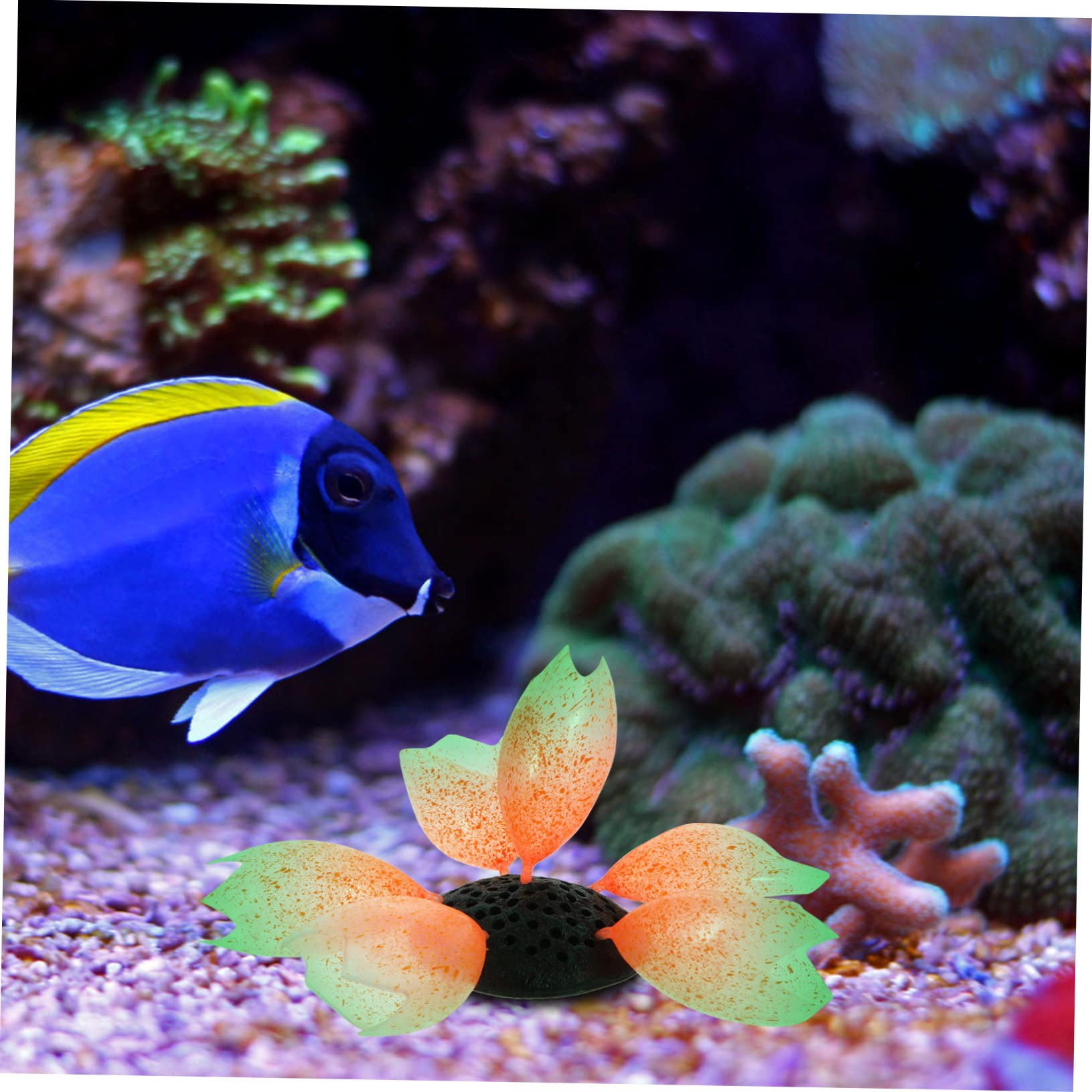 Toddmomy 3piezas Coral Artificial De Brillante para Decoración De Acuarios y Peceras Adorno Acuático para Paisajismo Subacuático y Establecimiento Natural