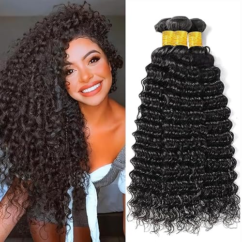 Vista 72 de Manojos de cabello humano ondulado profundo, cabello humano ondulado de 18, 20, 22 pulgadas, 100% sin procesar, húmedo y ondulado, 3 paquetes