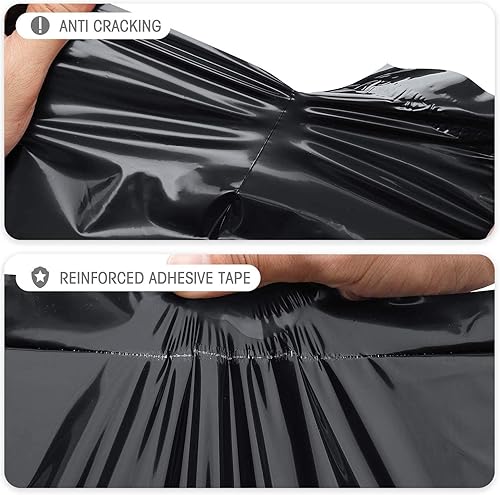 Miniatura 4 de Fuxury Sobres de Polietileno de 10 x 13 Pulgadas, 50 Piezas, Bolsas de Envío Impermeables para Ropa, Sobres de Envío con Adhesivo Fuerte para
