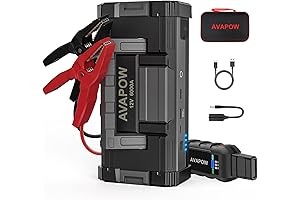 AVAPOW 6000A Battery Jumpstarter: Instant Power for All Vehicles