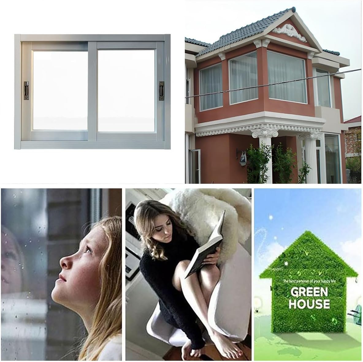 Horizontal Sliding Basement Window – Flush Mount Replacement Slider with Tempered Glass & Screen, Easy-to-Install Basement Window for Horizontal Sliding(Gray,WxH 32x14in/80x35cm)