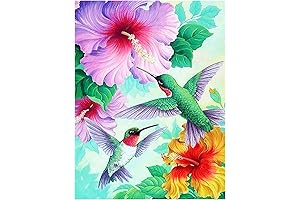 3D Printed Garden House Outdoor Hummingbird Flag