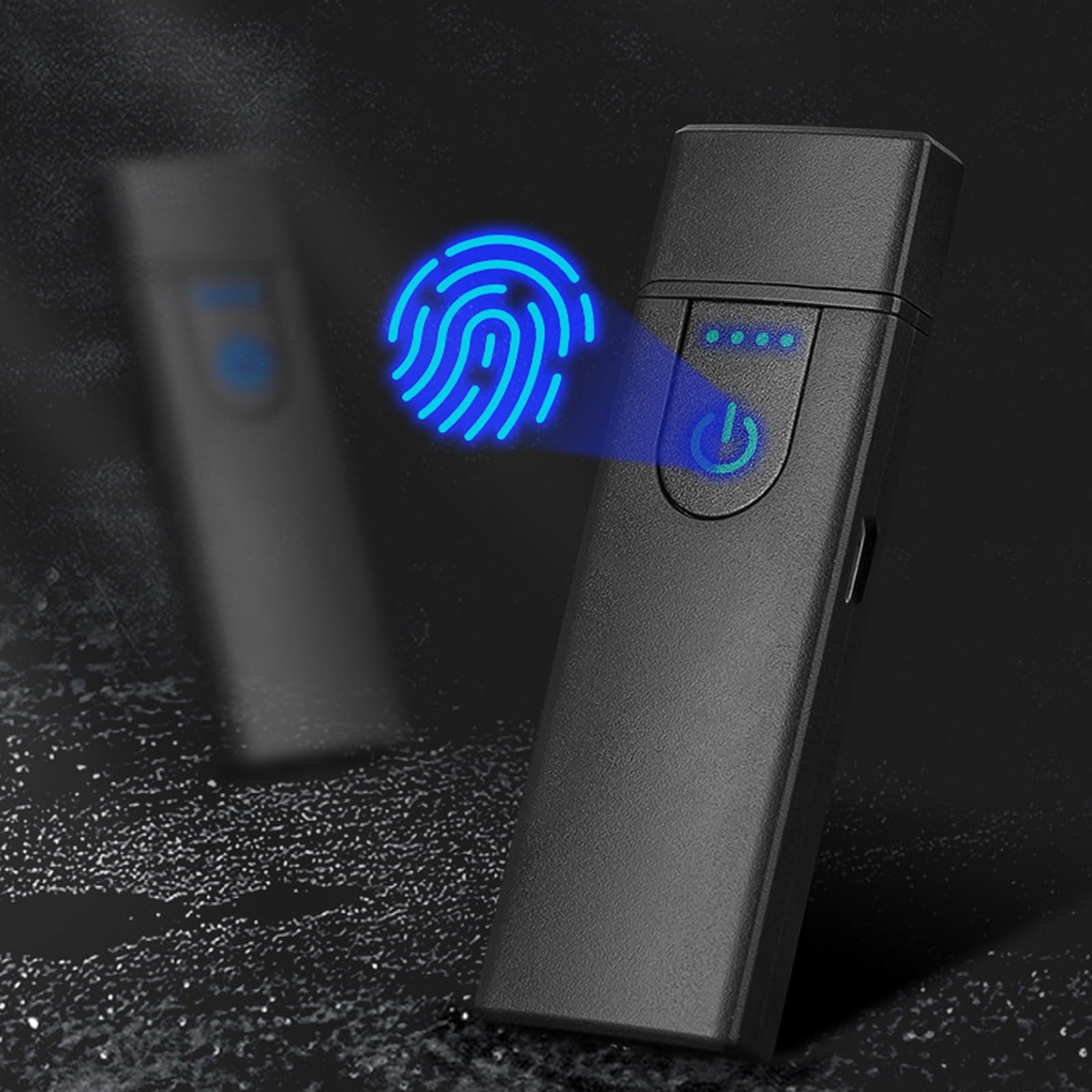 Accendino Elettrico Ricaricabile USB - Antivento, Sicuro, Con Display Batteria