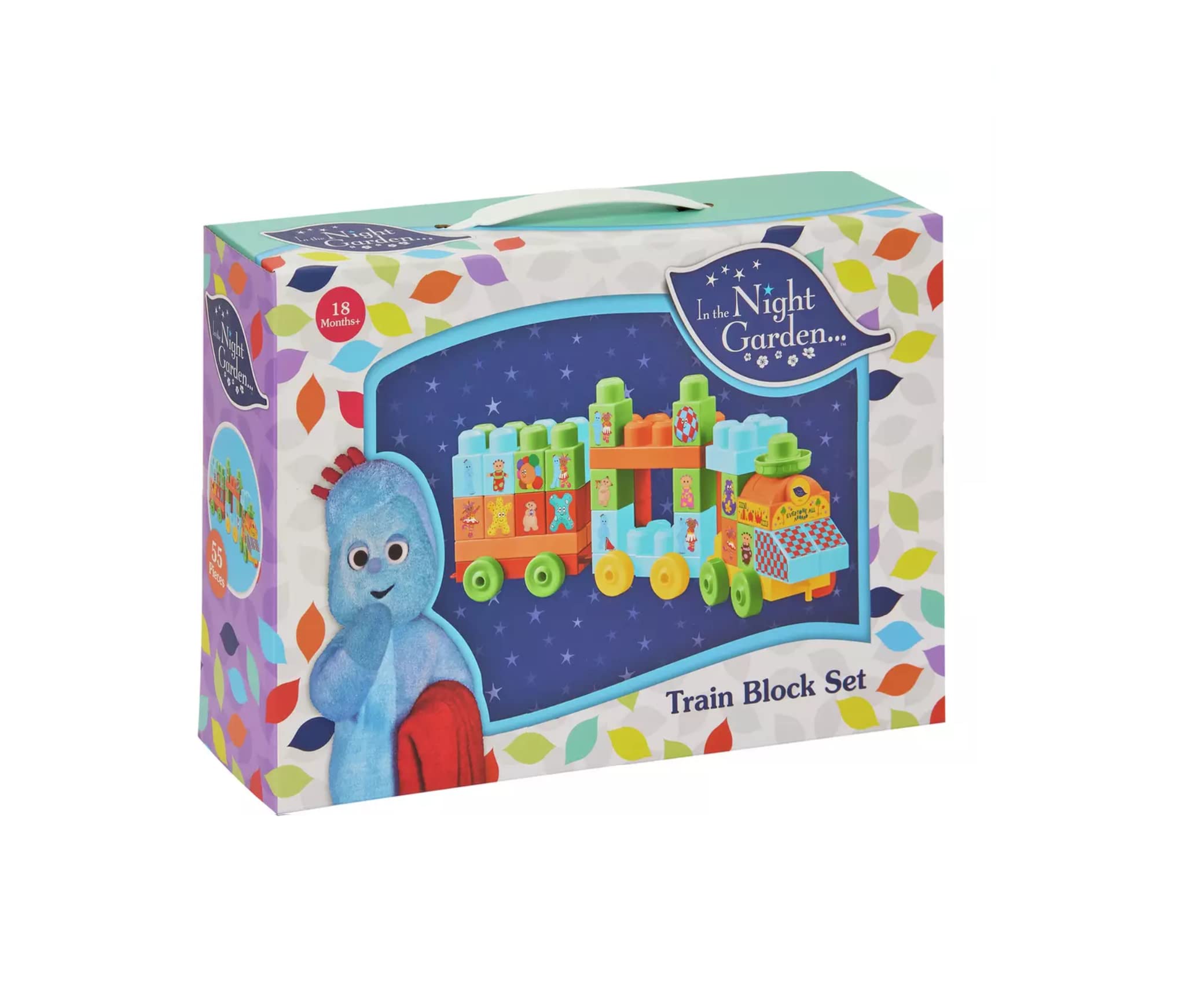 Hunter Price In the Night Garden 55 Piece Train Block Set Educational Blocks For Kids