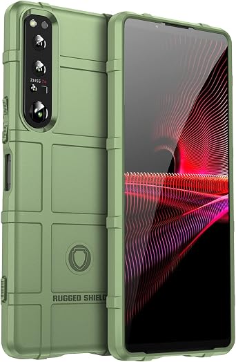 CCSmall Case for Sony Xperia 1 IV Rugged Shockproof Protective HD Green