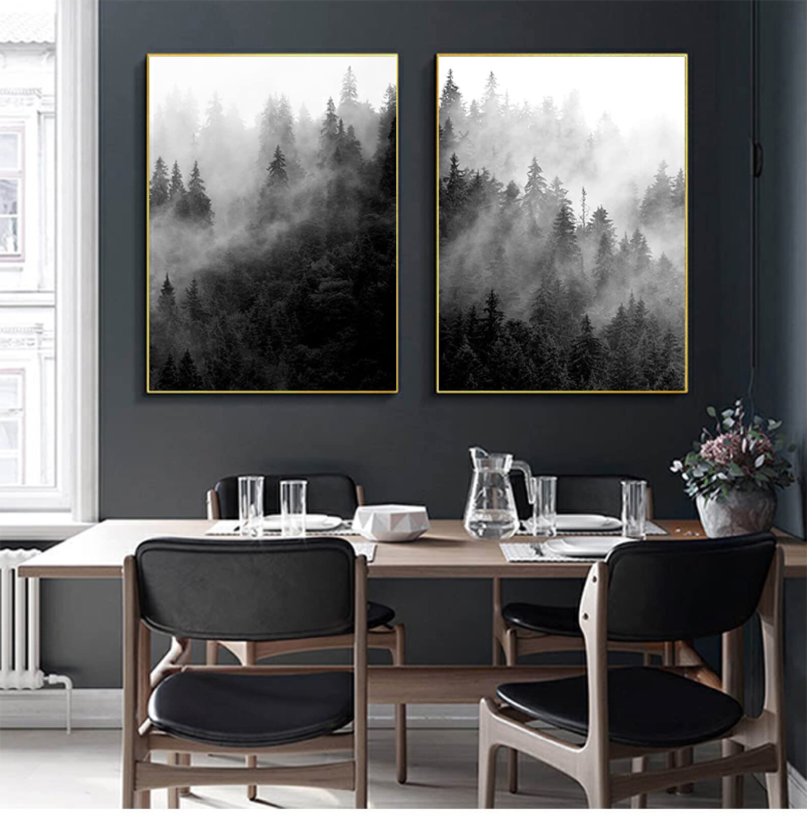 XUSANSHI Foto Canvas Schilderij Posters Indisch landschap