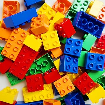 Cabeeskii Large Building Blocks, 60PCS Big Building Bricks Sets for Age 3-5, Compatible with Duplo Building Blocks Ideal Toy for Toddlers from 3 Years