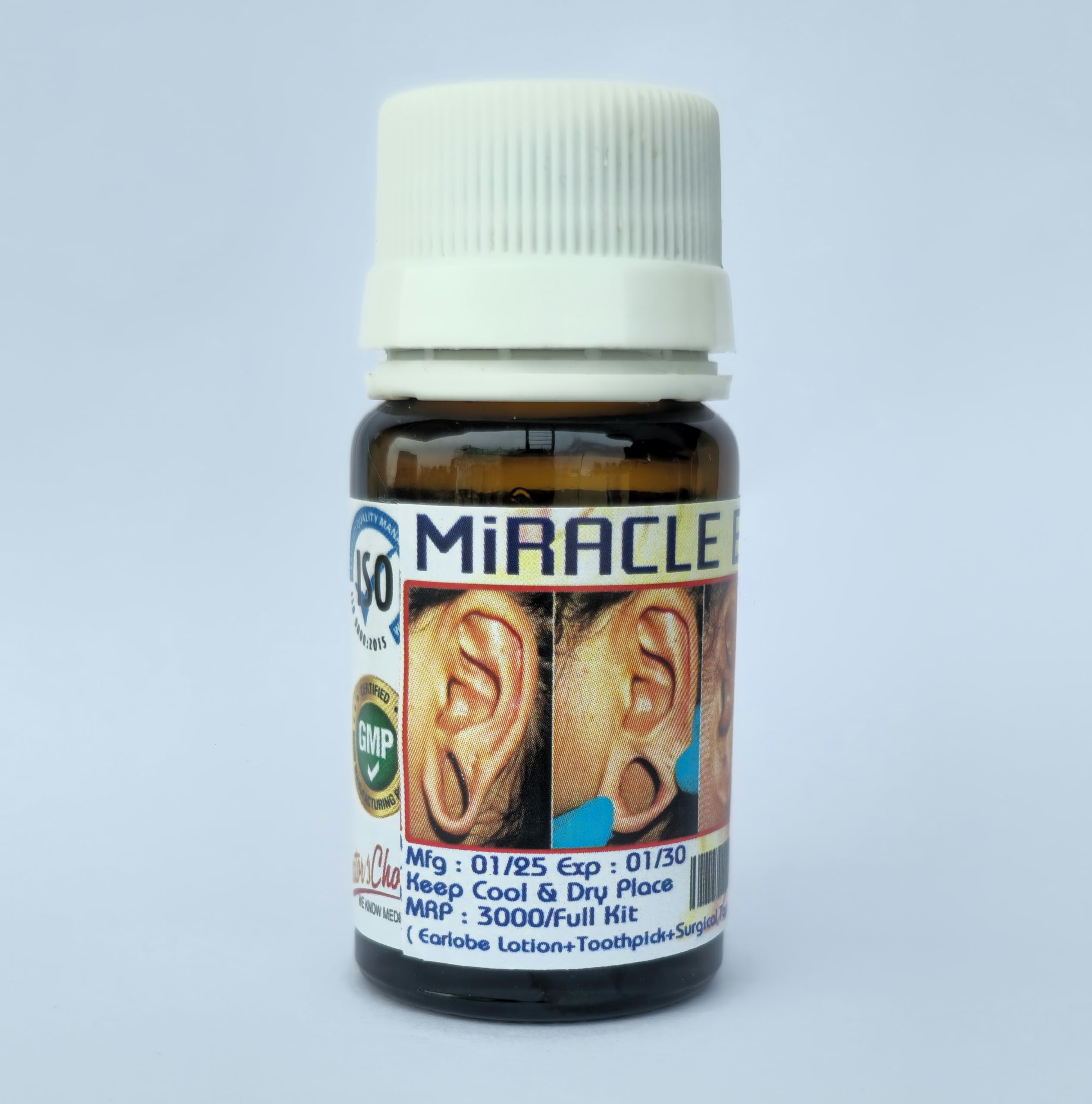 miracle Earlobe Repair Lotion full kit for 4 Person use only-picture-17