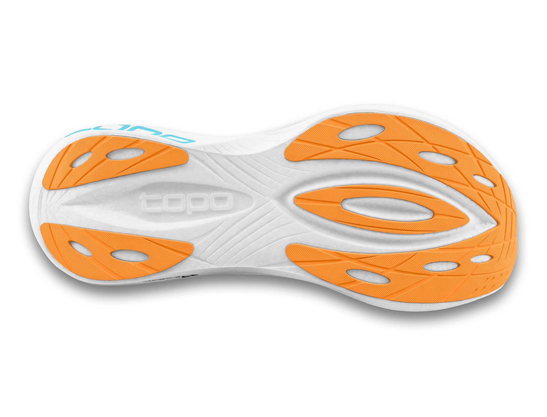 Topo Athletic Uomini Specter 2 Scarpe da Corsa Scarpa da Competizione Orange/Blue - Arancione