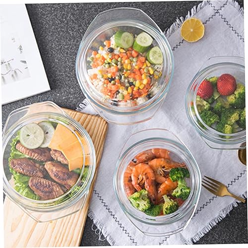 Miniatura 7 de 1pc Cuenco de vidrio cubierto pasta con cubierta