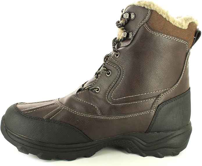 Karrimor mens snowfur 3 weathertite snow boots brown Clearance