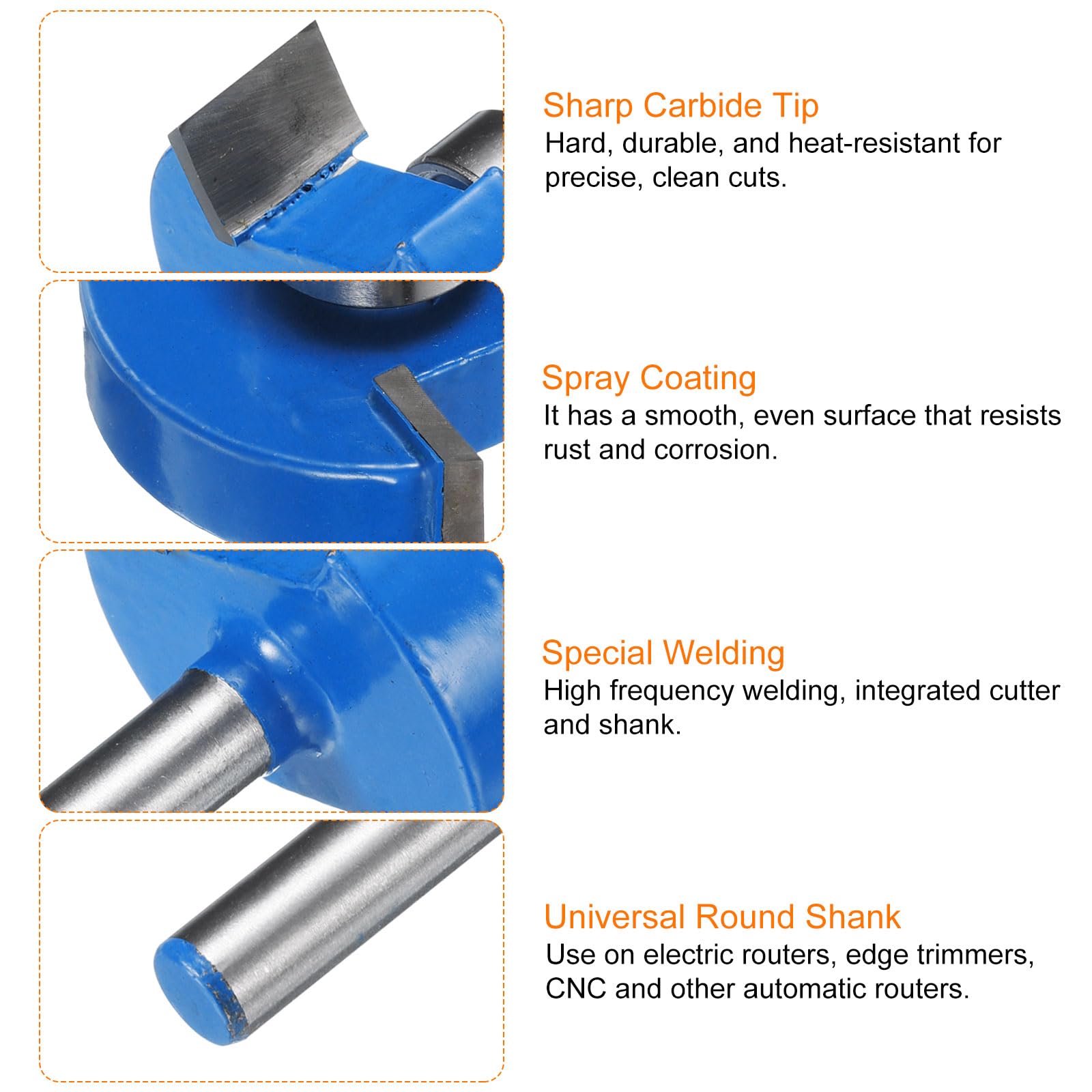 SUPAL Custom 2 3 4 scanalatura a fessura per Router punta in carburo di tungsten
