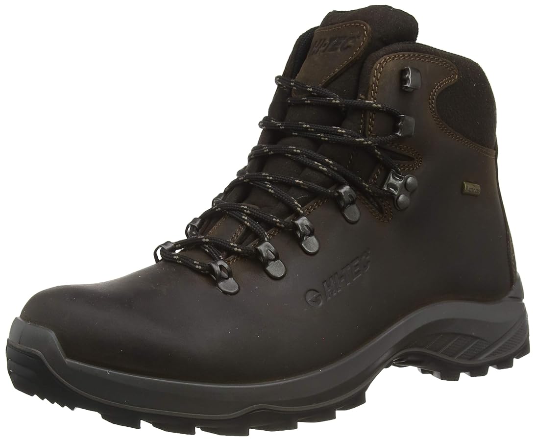 Hi Tec walking boots on mountain trail showcasing durability and performance