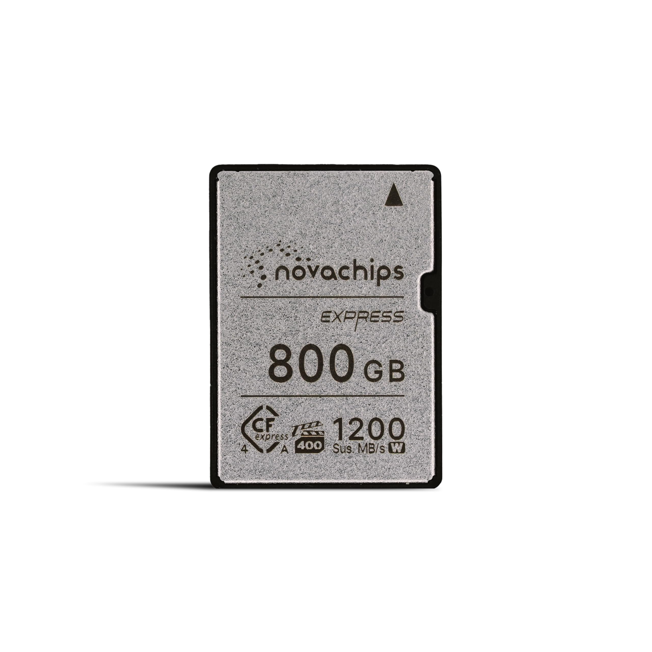Novachips 800GB Express CFexpress 4.0 Type A Memory Card - Cameras, A9 III, A1 II, A7R V, A7 IV, Fx3, Fx6, (NN965C800GTX8)