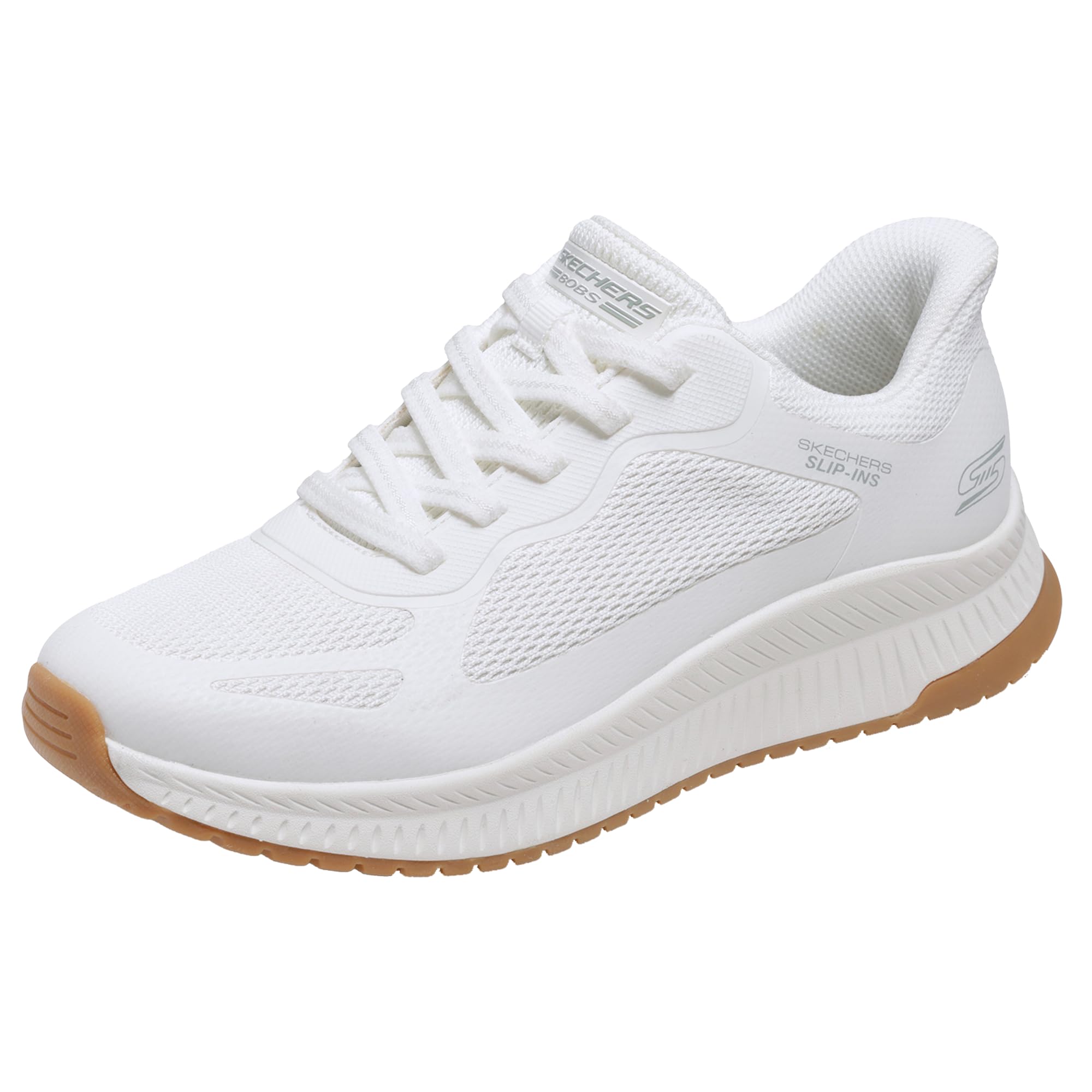 Skechers - Bobs Squad 4 Staple Look, Zapatillas Mujeres, White,