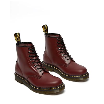 Dr. Martens 1460 Smooth Leather Boot Lace up Boots Cherry Red Smooth