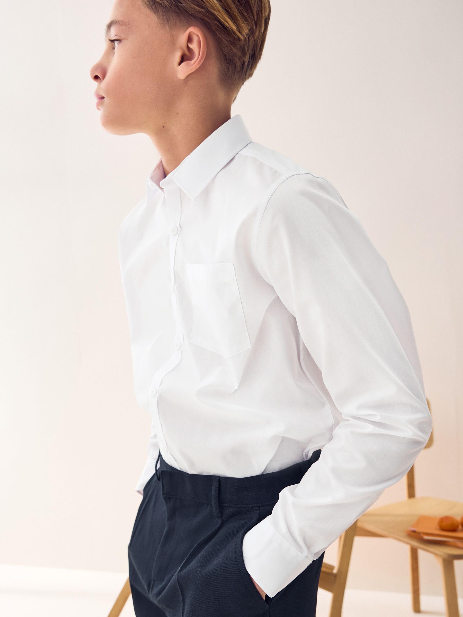 NEXT Pack de 2 camisas de manga larga estándar (3-17 años)