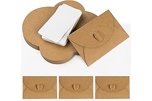 ABSOFINE Mini Envelopes for Scrapbooking (4.1 x 2.8 inch)
