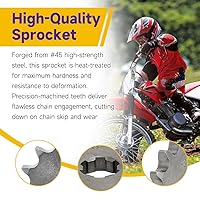 Vista 8 de HIAORS 428 16T 17mm Piñones de Motor Delantero para Motocicleta para 50cc 70cc 110cc 125cc 140cc 160cc TaoTao Roketa Coolster Sunl Lifan Chinese ATV