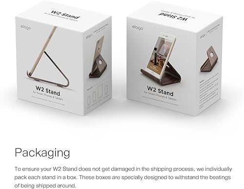 Miniatura 6 de elago® Soporte de madera de nogal auténtico, madera de nogal de alta calidad, gestión de cables, ángulo óptimo, para todos los iPhones, iPad Mini,