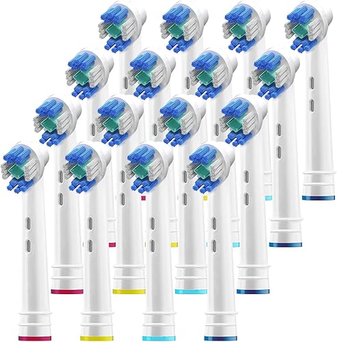 Vista 11 de Cabezales de cepillo de repuesto profesionales blancos con blanqueamiento 3D, compatible con cepillo de dientes eléctrico Oralb Braun, estilo 12
