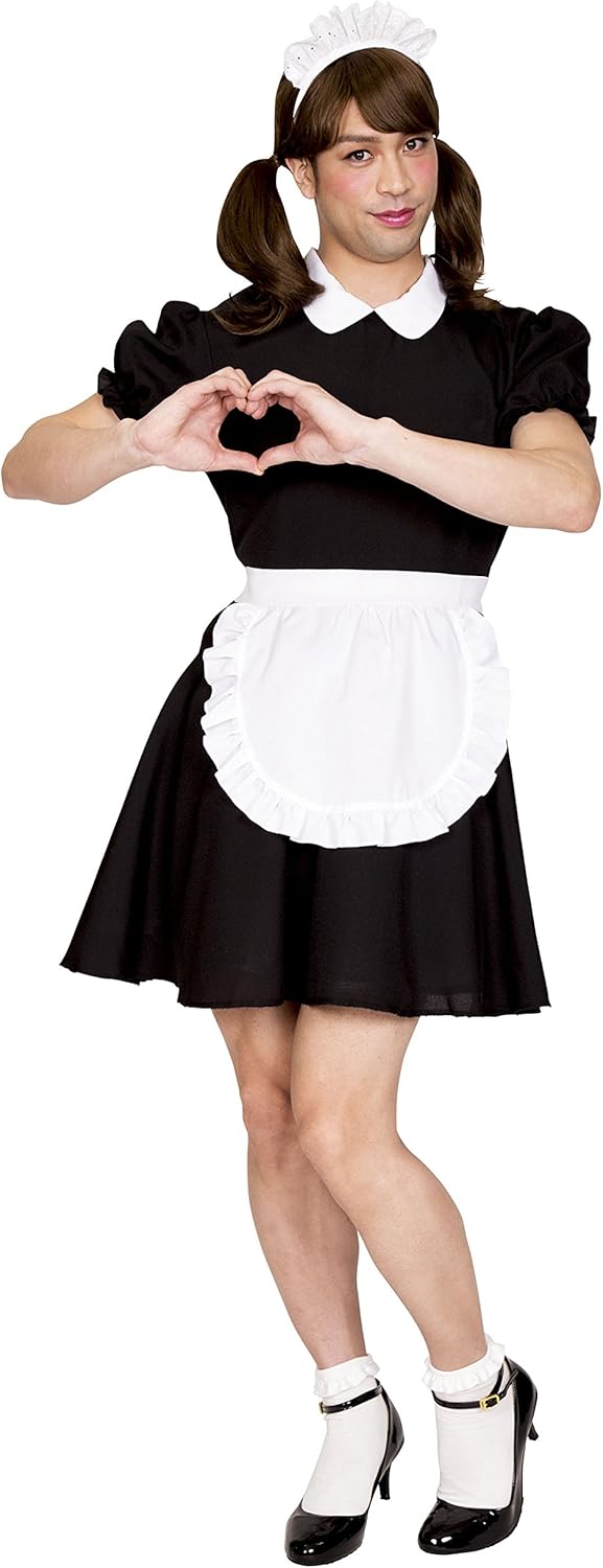 クリアストーン(Clearstone) 女装MAN コスプレ ハロウィン きゅんきゅんメイドMAN ユニセックス ブラック クリアストーン(Clearstone) 女装MAN コスプレ ハロウィン きゅんきゅんメイドMAN ユニセックス ...