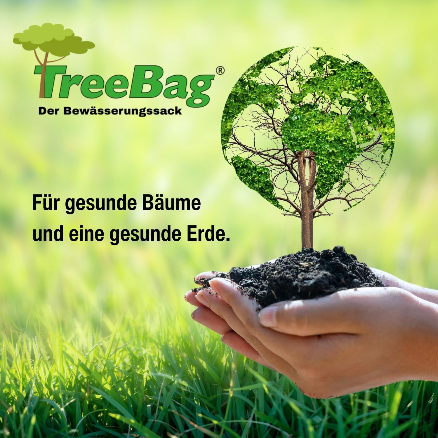 Wassersack für Bäume 2 x 75L – UV-stabiler Baumbewässerungssack aus PVC – Effektiver Bewässerungssack Baum für Garten & Stadtgrün