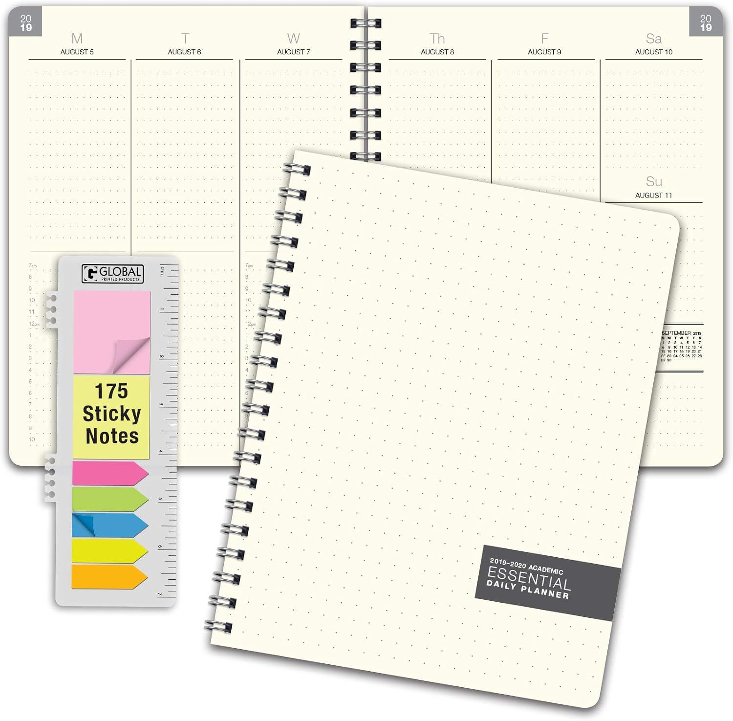 Essential 8.5x11 Monthly & Weekly 2019-2020 Planner - (8.5x11 - June 2019 through July 2020)