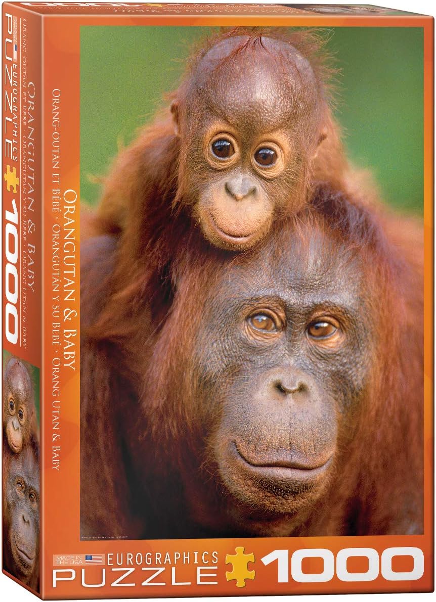 Amazon Com Eurographics Orangutan And Baby Jigsaw Puzzle 1000 Piece Blue Toys Games Amazon Com Eurographics Orangutan And Baby Jigsaw Puzzle 1000 Piece Blue Toys Games