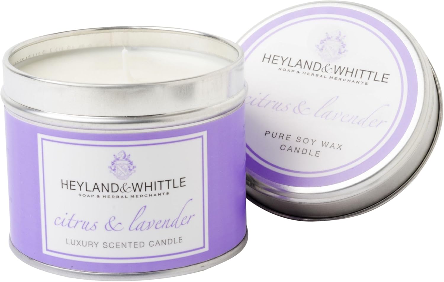 Amazon.co.jp Heyland＆削るシトラスとラベンダーキャンドルスズ (Heyland & Whittle) Heyland