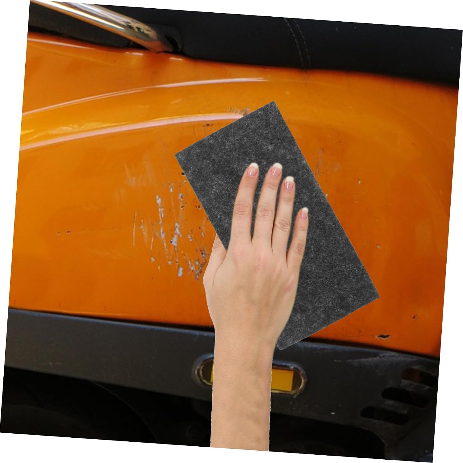 4pcs Nano Sparkle Cloths for Vehicle Paint Scratch Removal Nano Cloth for Car Scratch Repair Restores Paint Removes Water Spots and Residue