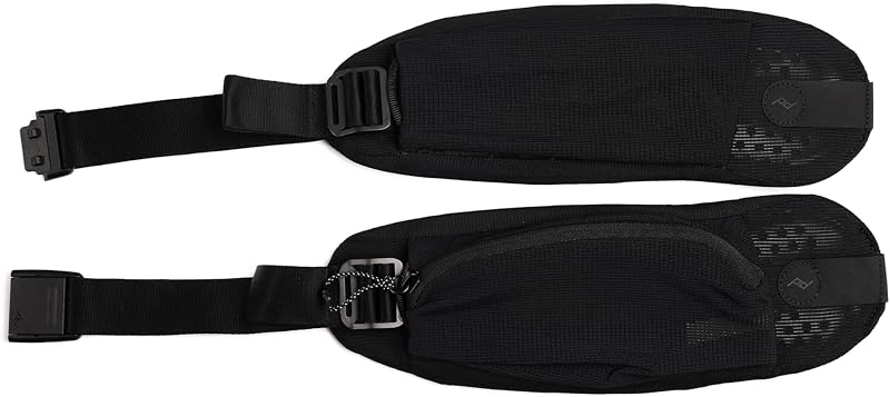 Peak Design Outdoor Hip Belt, Black, Padded, Lightweight Hiking Support for Outdoor Backpack 25L and 45L, Pockets, Capture Clip Attachment Point, Adjustable from 24-52 Inches, Hip Belt for Backpack