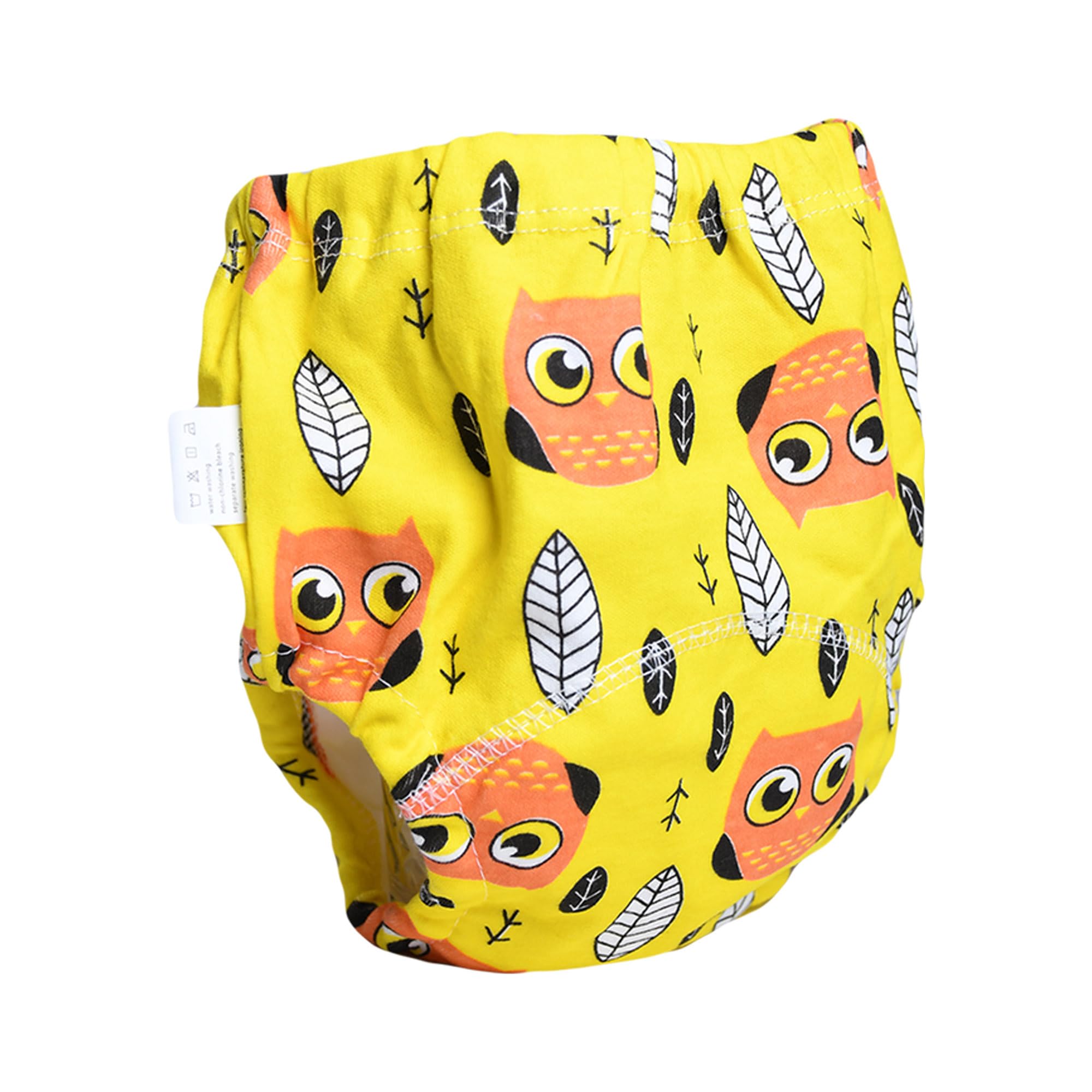 THE LITTLE LOOKERS Potty Training Pants for Babies I Reusable & Waterproof Pull up Underwear | Cloth Diaper for Babies for 6 Months - 12 Months (Yellow-Pack of 1)-image-45