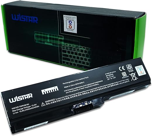 WISTAR PA3817U Laptop Battery for Toshiba Satellite M505 M505D M511 M512 M600 Battery