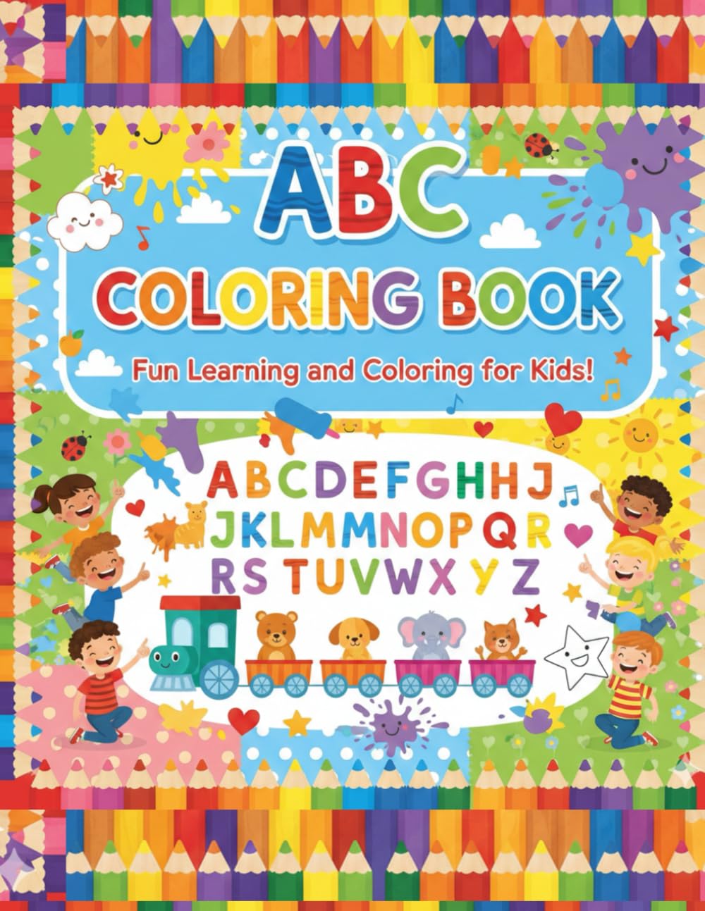 ABC Coloring Book – Fun Learning and Coloring for Kids! (Coloring & Learning)