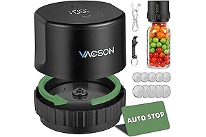 Upgraded Electric Mason Jar Vacuum Sealer for Wide & Regular Mouth Mason Jars