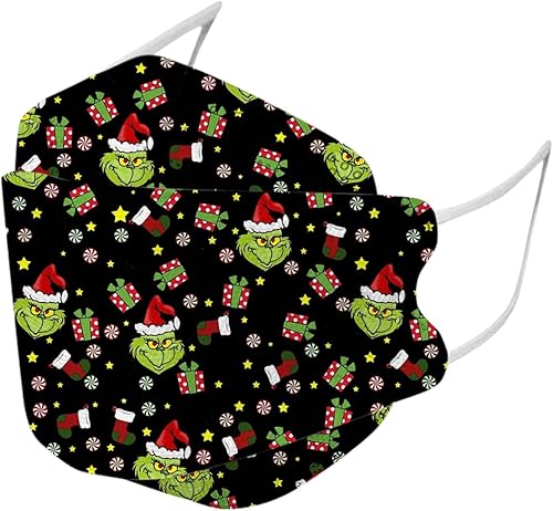 Miniatura 7 de Paquete de 50 mascarillas faciales KF_94 protectoras para adultos, transpirables, de 4 capas, desechables, con alambre de nariz, para mujeres y