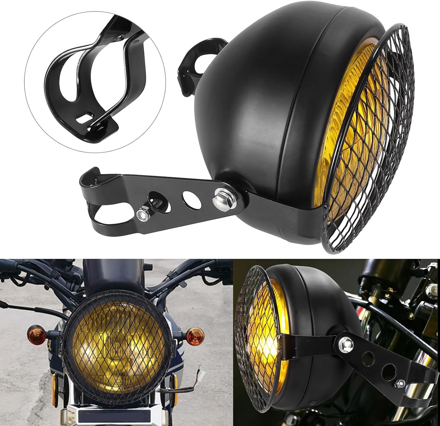 LED オートバイヘッドライト高輝度クルーザーバイクに最適複数のモデル