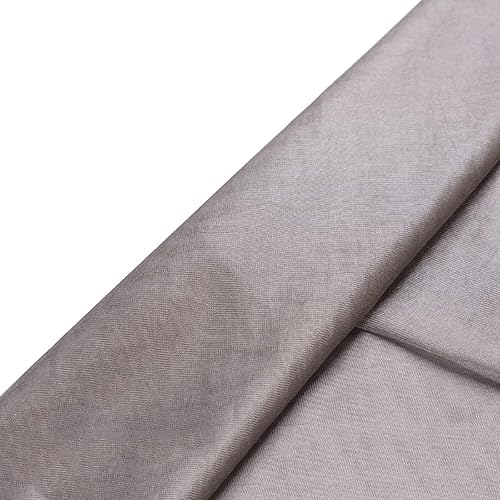 Tela de protección Emf de fibra plateada, material de bloqueo RFID, protección antiradiación, toldo de señal celular, WiFi, Bluetooth, GPS, ancho de