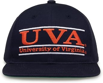 The Game NCAA West Virginia Mountaineers, Unisex Retro Bar Design Hat, Adjustable, One Size Navy